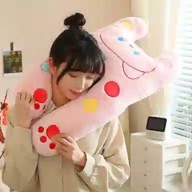 雄俊 波点趴趴猫咪 时尚圆点个性小奶猫 玩偶 毛绒公仔
