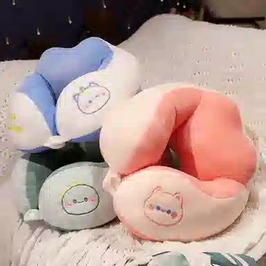 雄俊 哈尼系列午睡枕 趴睡枕抱枕 玩偶周边