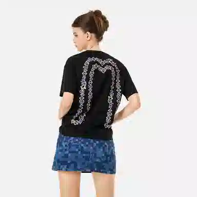 EVISU M Logo Tee Black