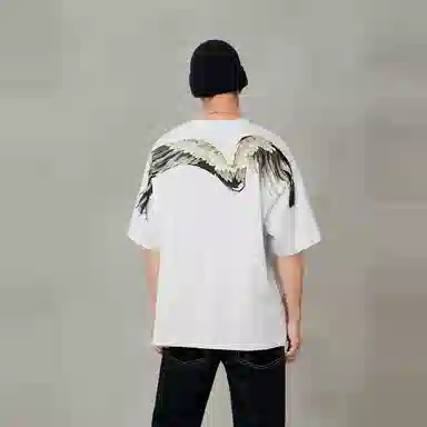 EVISU Hand-Printed Big M Tee