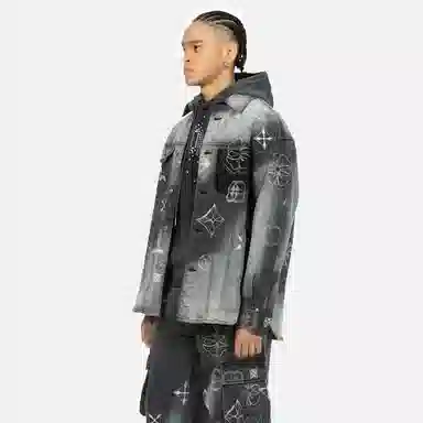 EVISU Denim Jacket Black