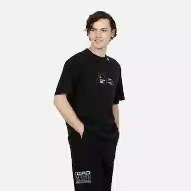 EVISU AW23 Logo Print Crewneck T-Shirt