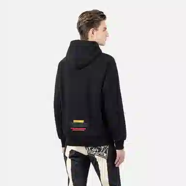 EVISU AW22 Smoking Daruma Hoodie Black