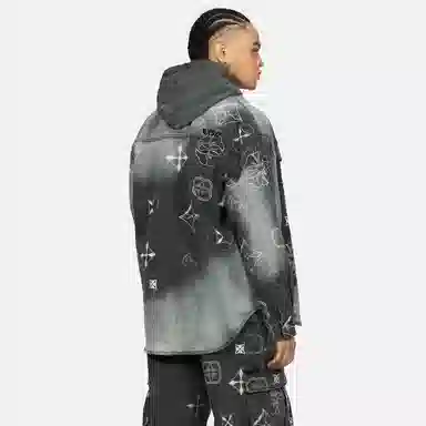 EVISU Denim Jacket Black