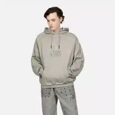 EVISU AW23 Hoodie Light Brown