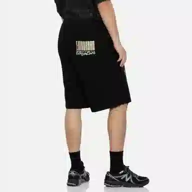 EVISU KURO SS24 Black Shorts