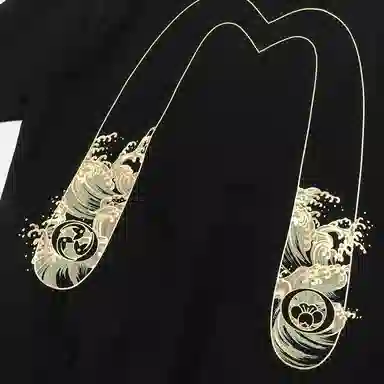 EVISU FW25 Back M Print Pullover