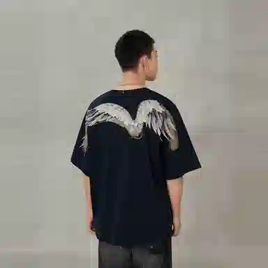 EVISU Hand-Printed Big M Tee