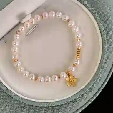 清野集 樱花雨浪漫转运 淡水珍珠 手串 女款