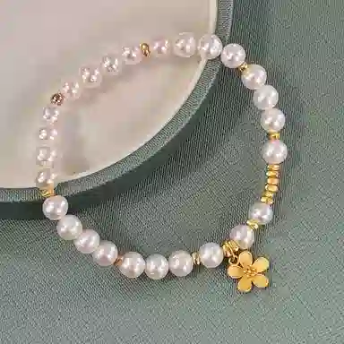 清野集 樱花雨浪漫转运 淡水珍珠 手串 女款