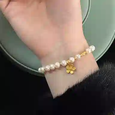 清野集 樱花雨浪漫转运 淡水珍珠 手串 女款