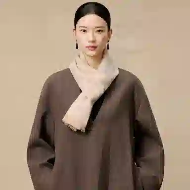 上海故事 必备加厚保暖加厚保暖围脖披肩 山羊绒 绒线围巾 男女同款情侣款