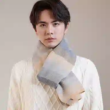 上海故事 新款雅仕风范针织传统精梳工艺舒适温暖优雅多色选择礼盒包装 绵羊毛 围巾 男女同款情侣款