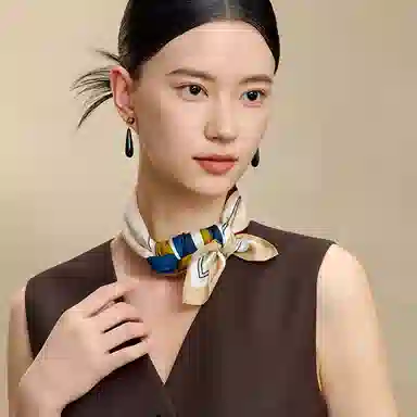 上海故事 真丝双面印花 桑蚕丝 丝巾 男女同款情侣款