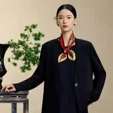 上海故事 真丝印花双面礼盒装 桑蚕丝 丝巾 女款