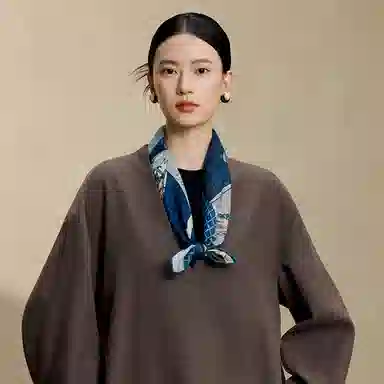 上海故事 印花方巾披肩礼盒 桑蚕丝 丝巾 女款