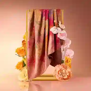 上海故事 印花香云纱优雅独特时尚 桑蚕丝 丝巾 女款