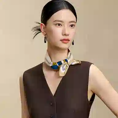 上海故事 真丝双面印花 桑蚕丝 丝巾 男女同款情侣款