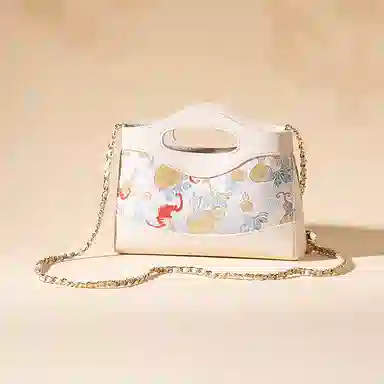 上海故事 真丝单肩斜挎包包时尚 桑蚕丝 手提包 小号 女款 多色