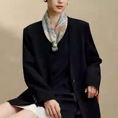 上海故事 印花方巾披肩礼盒 桑蚕丝 丝巾 女款