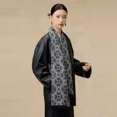 上海故事 必备加厚保暖加厚保暖围脖披肩 山羊绒 绒线围巾 男女同款情侣款