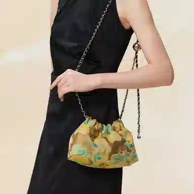 上海故事 新中式国风高级感精致 桑蚕丝 单肩包 女款 多色