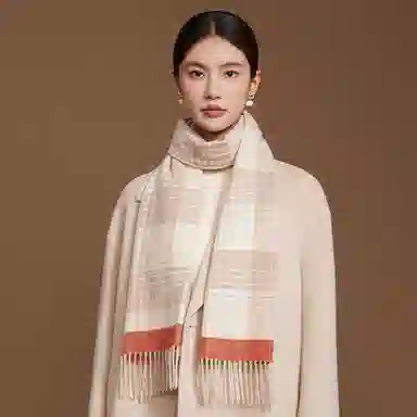上海故事 秋冬款高品质山羊绒细腻紧密保暖百搭多色选择礼盒包装 绒线围巾 女款