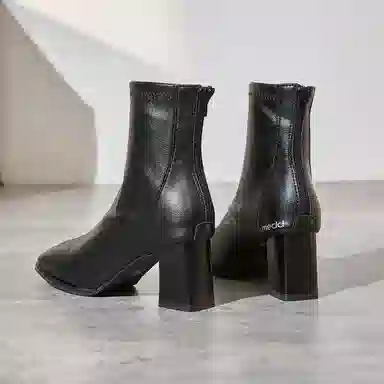 Medd Short Boots Beige