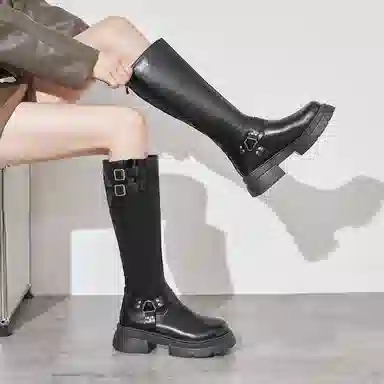 medd High Boots Black