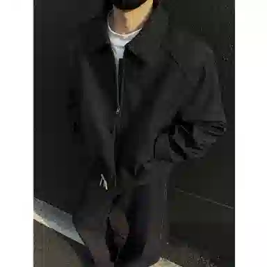 帝狼牛 美式复古舒适宽松百搭经典无性别主义水洗做旧翻领款潮流必备夹克外套 男女同款