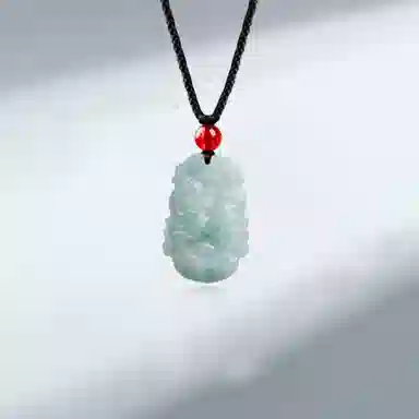 百利金 十二生肖 国潮复古新中式本命年招财转运简约精致轻奢时尚创意设计转运珠吊坠锁骨链 玉髓 项链 男女同款情侣款