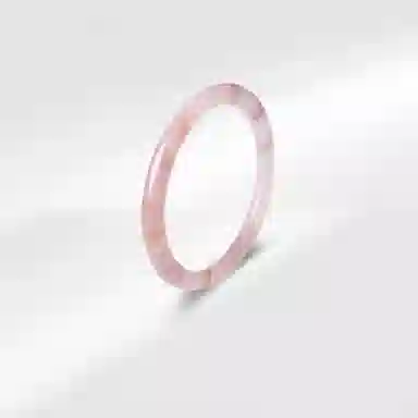 百利金 桃花酿美人镯 桃之夭夭灼灼其华优雅精致国潮新中式汉服旗袍搭配闭口素圈 金丝玉 玉石手镯 男女同款情侣款