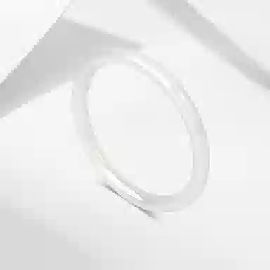 百利金 古风细圆条叮当镯 优雅精致简约百搭轻奢小众国潮新中式汉服旗袍搭配闭口 玉髓 玉石手镯 男女同款情侣款