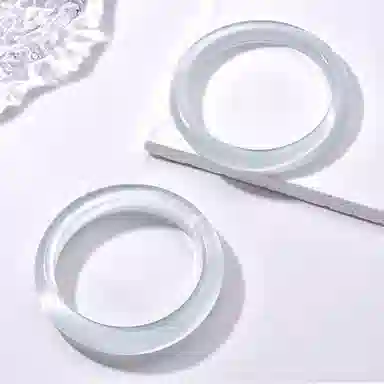 百利金 轻奢 高级感精致 优雅气质 小众设计感国潮新中式复古手饰 猫眼石 玉石手镯 女款