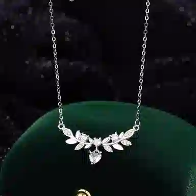 【S999】 百利金 穗穗平安 国潮新中式平平安安精致轻奢优雅气质时尚百搭小众设计麦穗锁骨链 琉璃 项链 男女同款情侣款