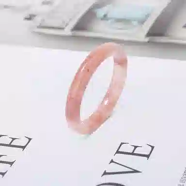 百利金 桃花酿贵妃镯宽扁条 典雅气质温婉大方轻奢时尚高级感国潮新中式汉服旗袍搭配闭口手饰#好运 金丝玉 手镯 男女同款情侣款