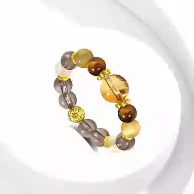 百利金 八方来财综合招财纳福时来运转国潮新中式小众设计百搭时尚高级感转运珠#好运 虎眼石 戒指 男女同款情侣款