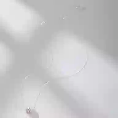 【足银纯银S999】 百利金 小蛮腰 精致轻奢优雅气质简约时尚经典百搭高级感小众设计路路通转运珠锁骨链#好运 琉璃 项链 男女同款情侣款