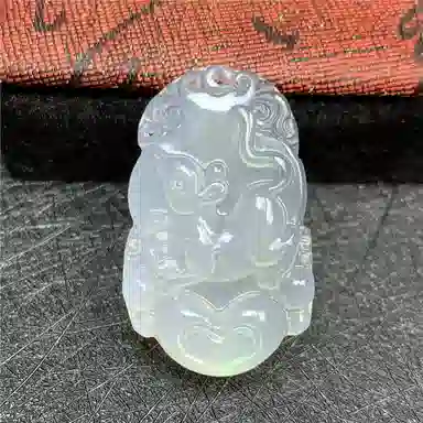 百利金 十二生肖 创意设计轻奢时尚国潮新中式民族风本命年掉吊坠锁骨链 玉髓 玉石项链 男女同款情侣款