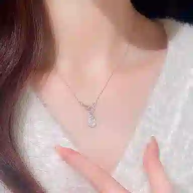 【足银纯银S999】 百利金 招财福禄 国潮新中式平安纳福顺遂如意简约精致优雅气质小众设计葫芦锁骨链#好运 玉髓 项链 男女同款情侣款