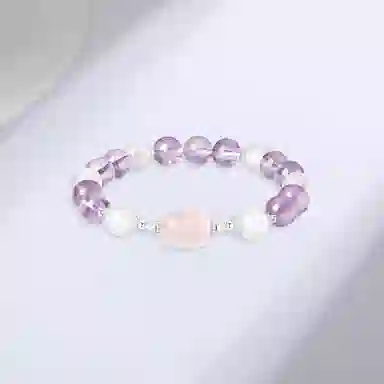 【紫定发财】 百利金 紫气东来 国潮复古新中式平安纳福顺遂如意精致轻奢优雅气质经典百搭转运珠手饰#好运 紫水晶 手串 男女同款情侣款