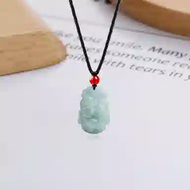 百利金 十二生肖 国潮复古新中式本命年招财转运简约精致轻奢时尚创意设计转运珠吊坠锁骨链 玉髓 项链 男女同款情侣款