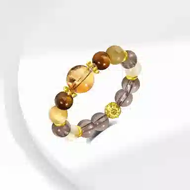 百利金 八方来财综合招财纳福时来运转国潮新中式小众设计百搭时尚高级感转运珠#好运 虎眼石 戒指 男女同款情侣款