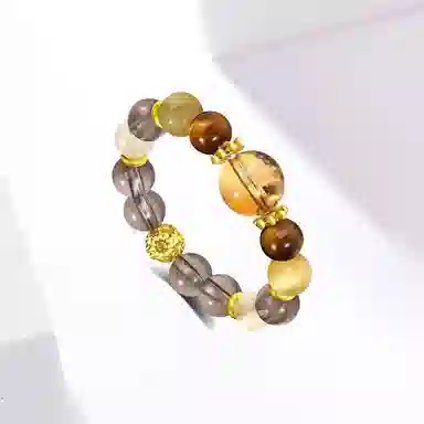 百利金 八方来财综合招财纳福时来运转国潮新中式小众设计百搭时尚高级感转运珠#好运 虎眼石 戒指 男女同款情侣款