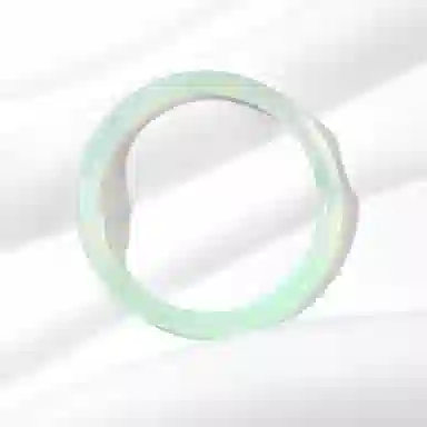 百利金 碧水蓝天 森系精致优雅气质复古民族风美人条古风汉服叮当镯 玉髓 手镯 男女同款情侣款