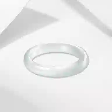 百利金 白月光 国潮新中式典雅气质清冷感 小众设计 一步一响 汉服旗袍手饰 玻璃猫眼 手镯 男女同款情侣款