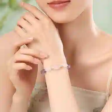 【紫定发财】 百利金 紫气东来 国潮复古新中式平安纳福顺遂如意精致轻奢优雅气质经典百搭转运珠手饰#好运 紫水晶 手串 男女同款情侣款