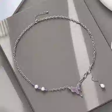 都爵 轻奢小众气质甜酷风独特个性通勤穿搭饰品 铜 项链 女款