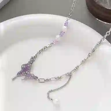 都爵 轻奢小众气质甜酷风独特个性通勤穿搭饰品 铜 项链 女款