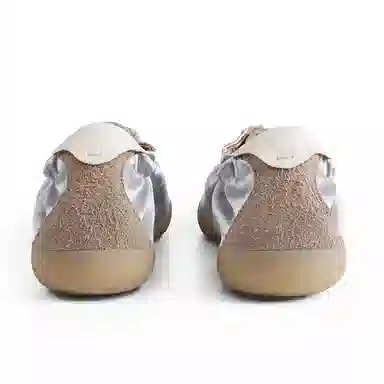 PANE Sterling Coin Ballet Trainer Low Silver